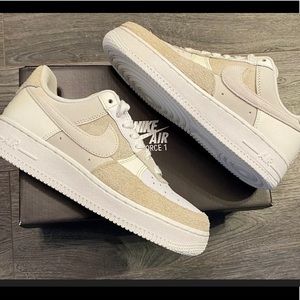 Nike Air Force 1s - Beach Coconut Milk